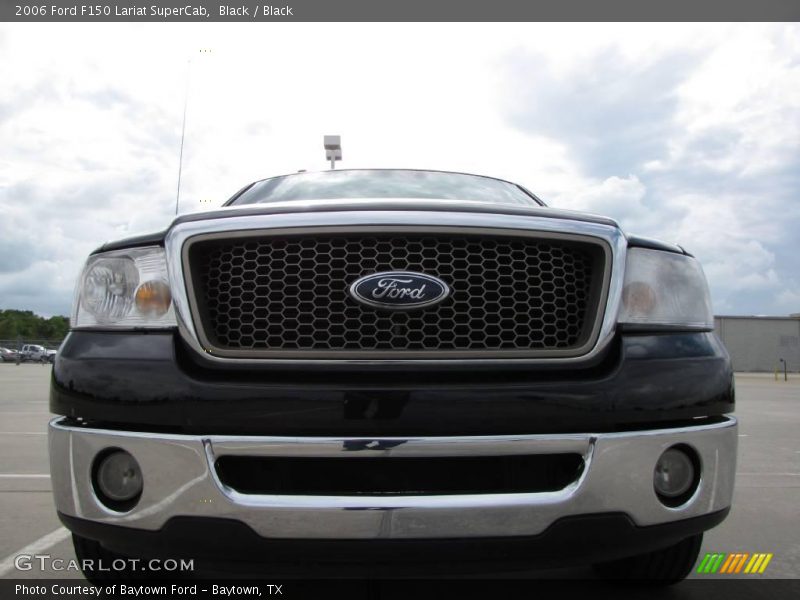 Black / Black 2006 Ford F150 Lariat SuperCab