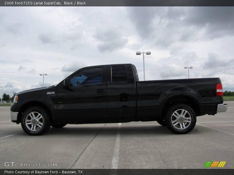 Black / Black 2006 Ford F150 Lariat SuperCab