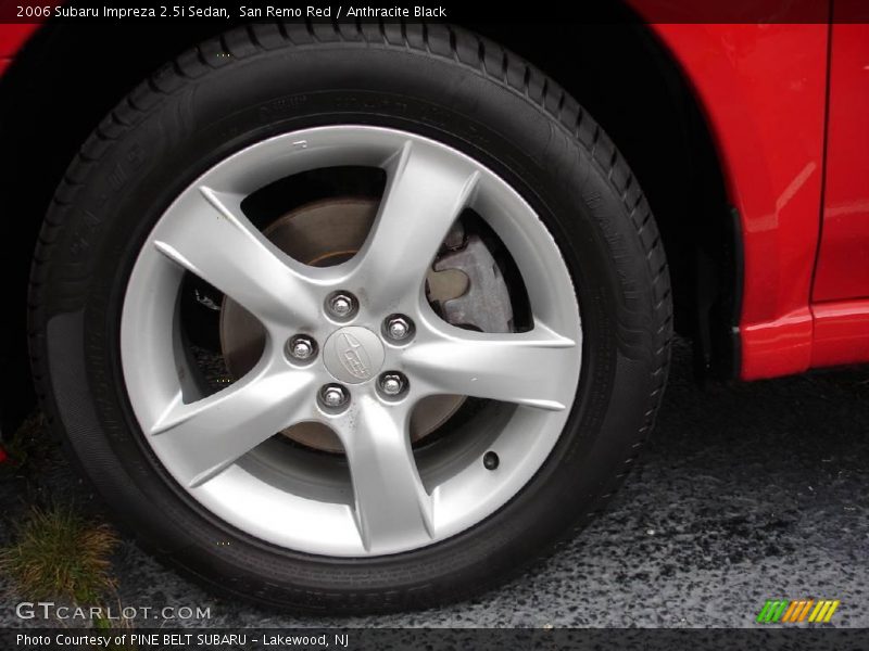 San Remo Red / Anthracite Black 2006 Subaru Impreza 2.5i Sedan