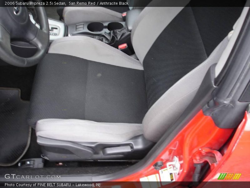 San Remo Red / Anthracite Black 2006 Subaru Impreza 2.5i Sedan