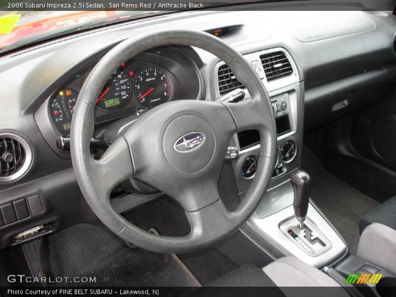 San Remo Red / Anthracite Black 2006 Subaru Impreza 2.5i Sedan