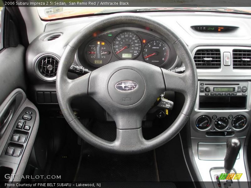 San Remo Red / Anthracite Black 2006 Subaru Impreza 2.5i Sedan