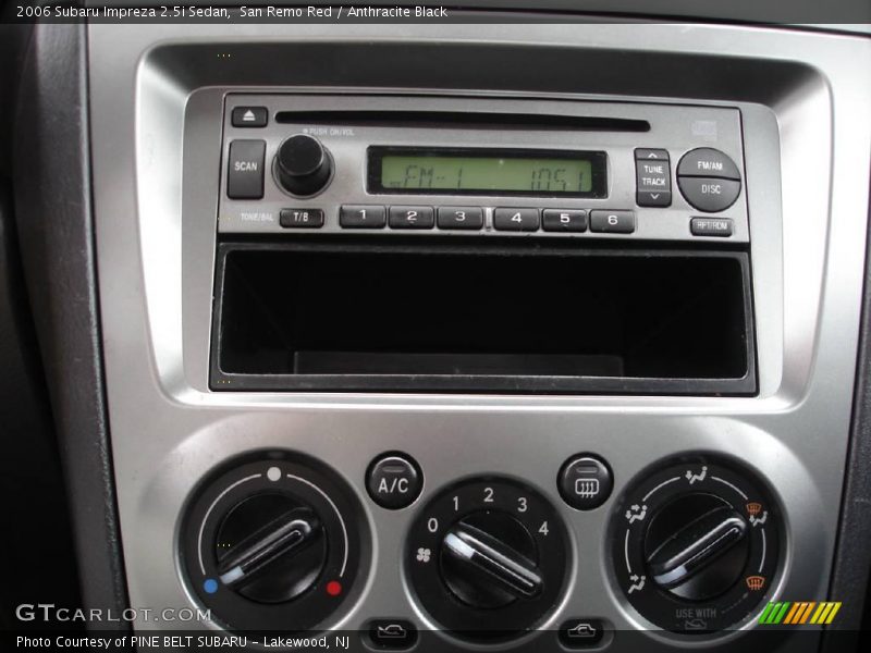 San Remo Red / Anthracite Black 2006 Subaru Impreza 2.5i Sedan