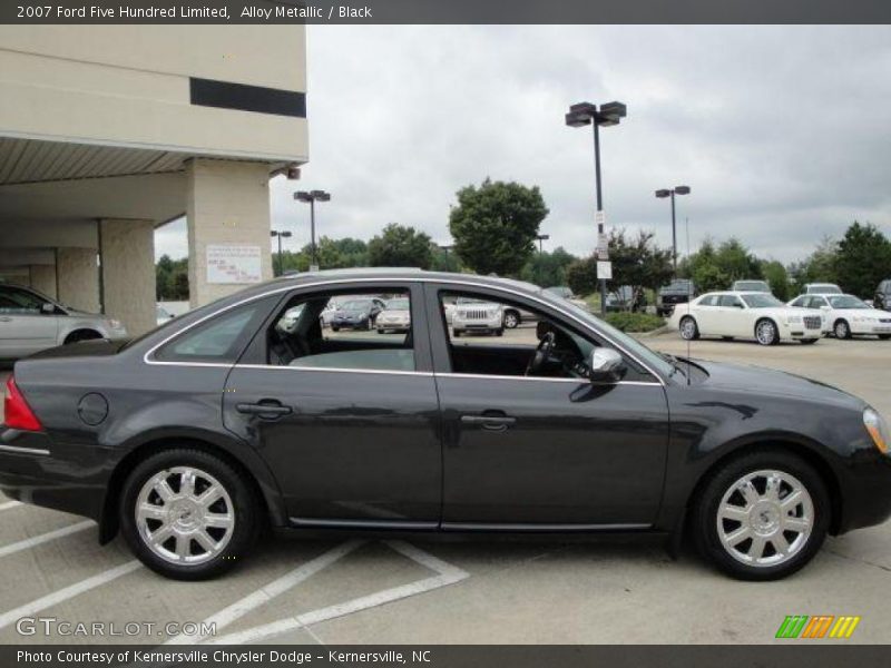 Alloy Metallic / Black 2007 Ford Five Hundred Limited