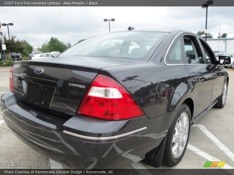 Alloy Metallic / Black 2007 Ford Five Hundred Limited