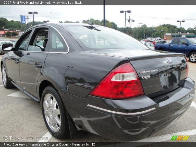 Alloy Metallic / Black 2007 Ford Five Hundred Limited