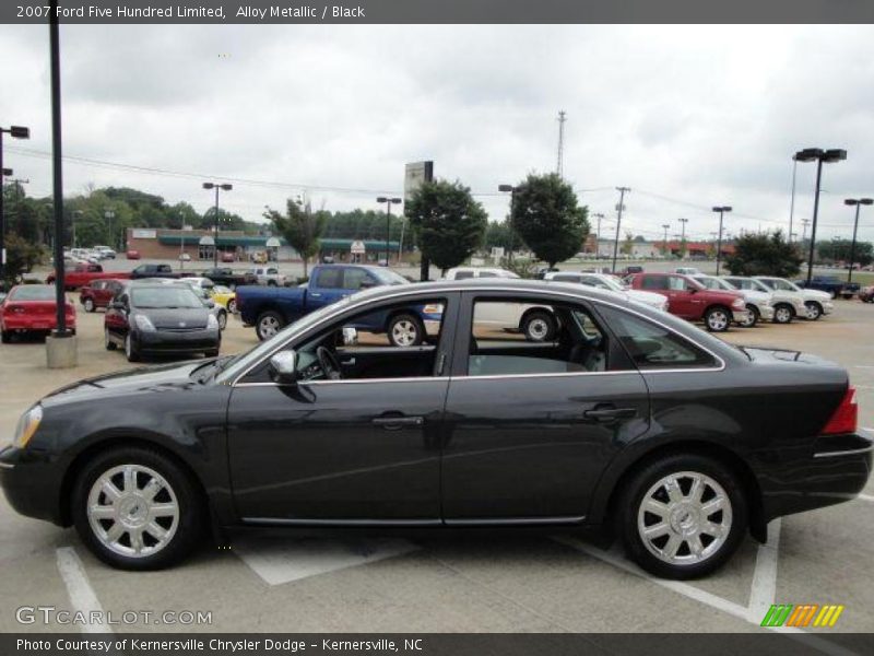 Alloy Metallic / Black 2007 Ford Five Hundred Limited