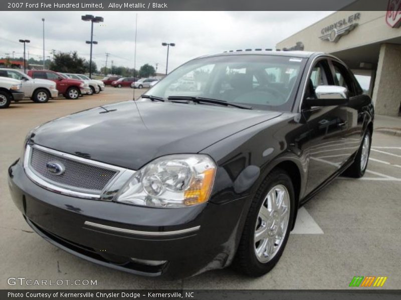 Alloy Metallic / Black 2007 Ford Five Hundred Limited