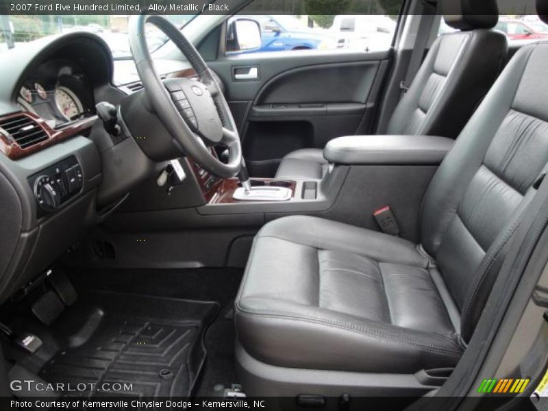 Alloy Metallic / Black 2007 Ford Five Hundred Limited
