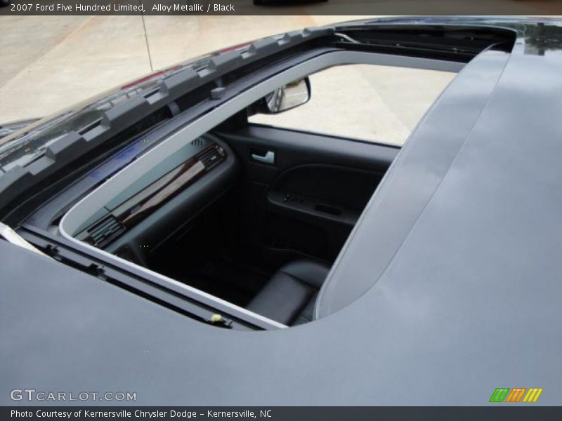 Alloy Metallic / Black 2007 Ford Five Hundred Limited