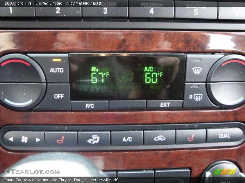 Alloy Metallic / Black 2007 Ford Five Hundred Limited