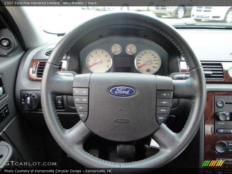Alloy Metallic / Black 2007 Ford Five Hundred Limited
