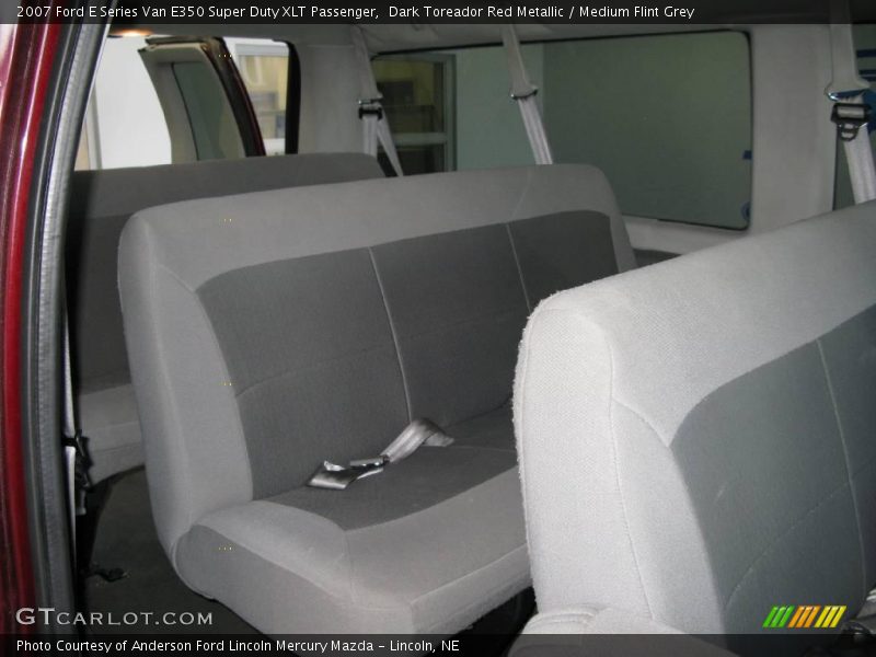 Dark Toreador Red Metallic / Medium Flint Grey 2007 Ford E Series Van E350 Super Duty XLT Passenger