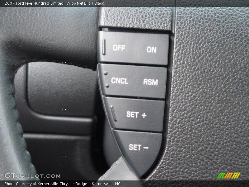 Alloy Metallic / Black 2007 Ford Five Hundred Limited