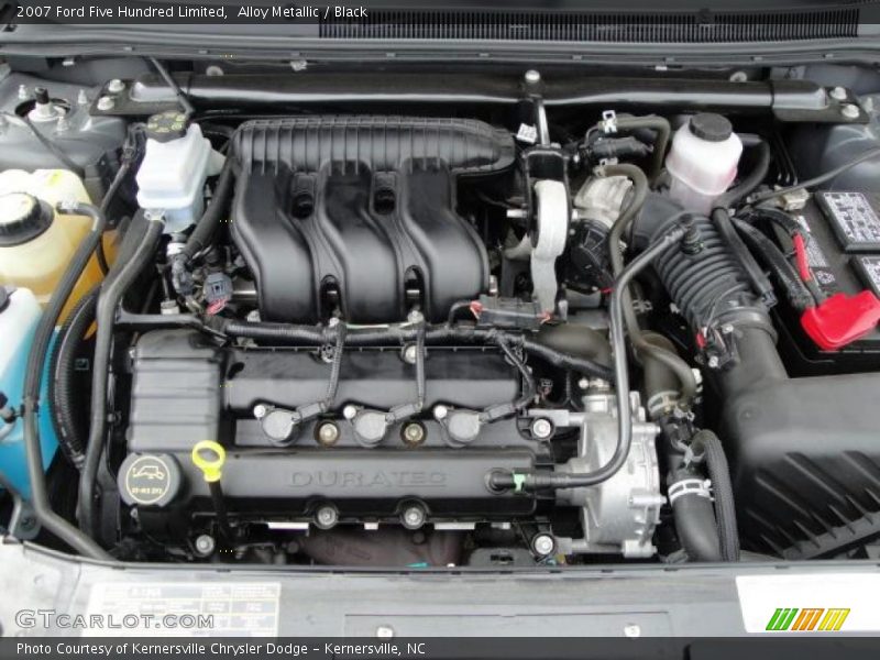 Alloy Metallic / Black 2007 Ford Five Hundred Limited