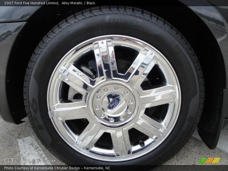 Alloy Metallic / Black 2007 Ford Five Hundred Limited