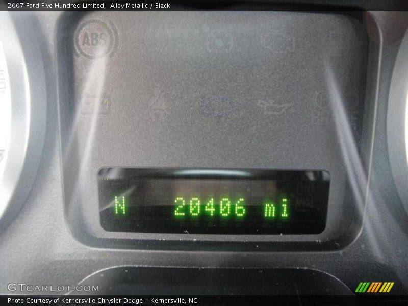 Alloy Metallic / Black 2007 Ford Five Hundred Limited