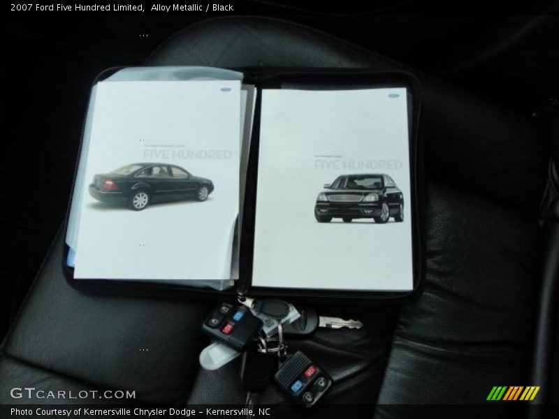 Alloy Metallic / Black 2007 Ford Five Hundred Limited