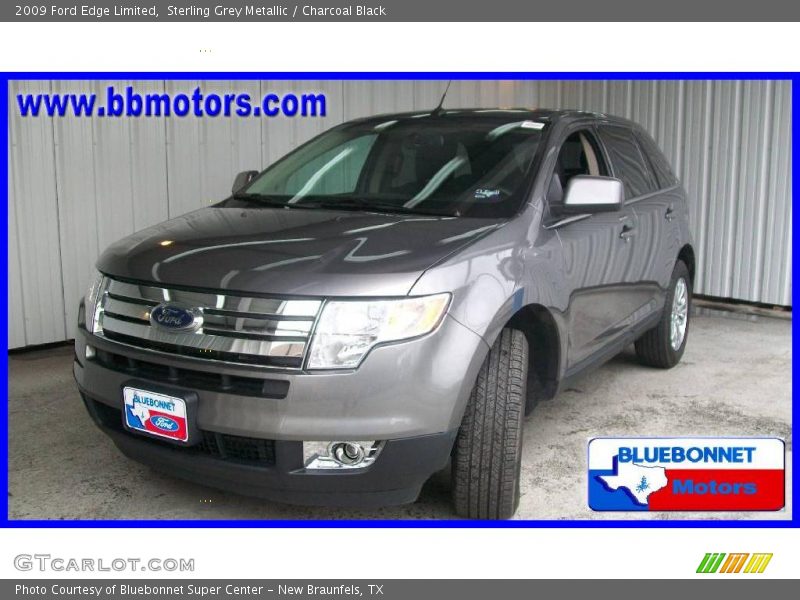 Sterling Grey Metallic / Charcoal Black 2009 Ford Edge Limited