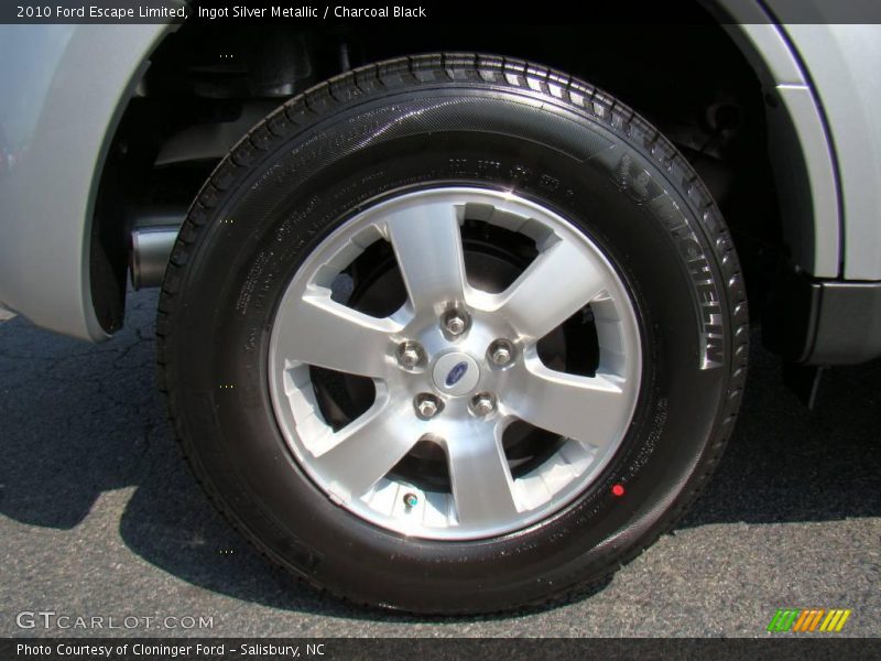 Ingot Silver Metallic / Charcoal Black 2010 Ford Escape Limited