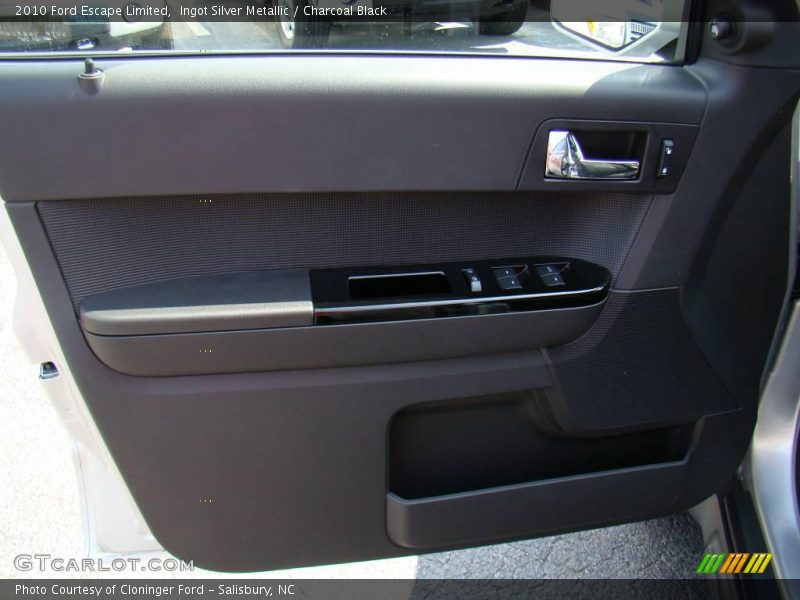 Ingot Silver Metallic / Charcoal Black 2010 Ford Escape Limited