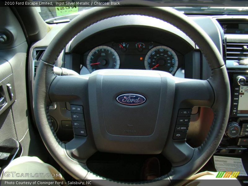 Ingot Silver Metallic / Charcoal Black 2010 Ford Escape Limited