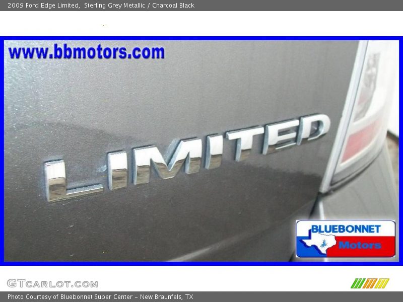 Sterling Grey Metallic / Charcoal Black 2009 Ford Edge Limited
