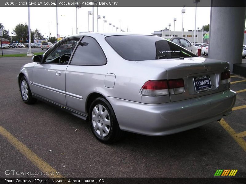 Vogue Silver Metallic / Dark Gray 2000 Honda Civic EX Coupe