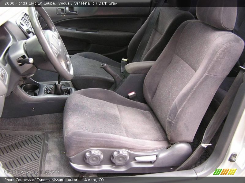 Vogue Silver Metallic / Dark Gray 2000 Honda Civic EX Coupe