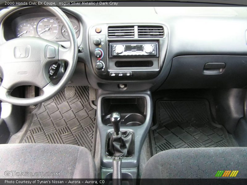 Vogue Silver Metallic / Dark Gray 2000 Honda Civic EX Coupe