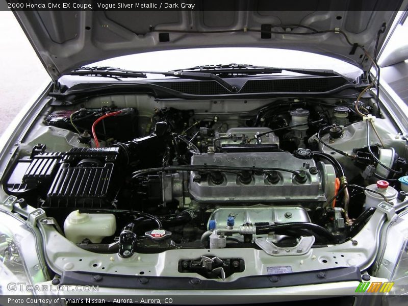 Vogue Silver Metallic / Dark Gray 2000 Honda Civic EX Coupe