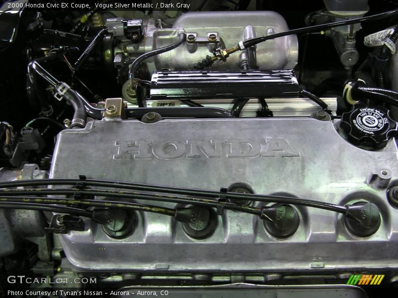 Vogue Silver Metallic / Dark Gray 2000 Honda Civic EX Coupe