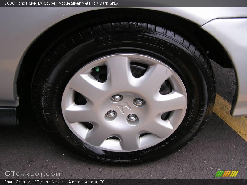 Vogue Silver Metallic / Dark Gray 2000 Honda Civic EX Coupe