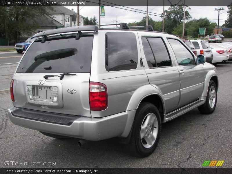 Brilliant Silver / Graphite 2003 Infiniti QX4 4x4