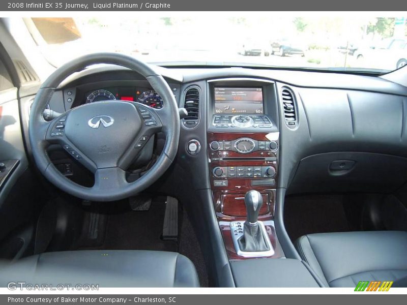 Liquid Platinum / Graphite 2008 Infiniti EX 35 Journey