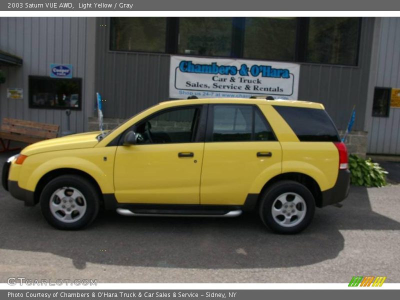 Light Yellow / Gray 2003 Saturn VUE AWD
