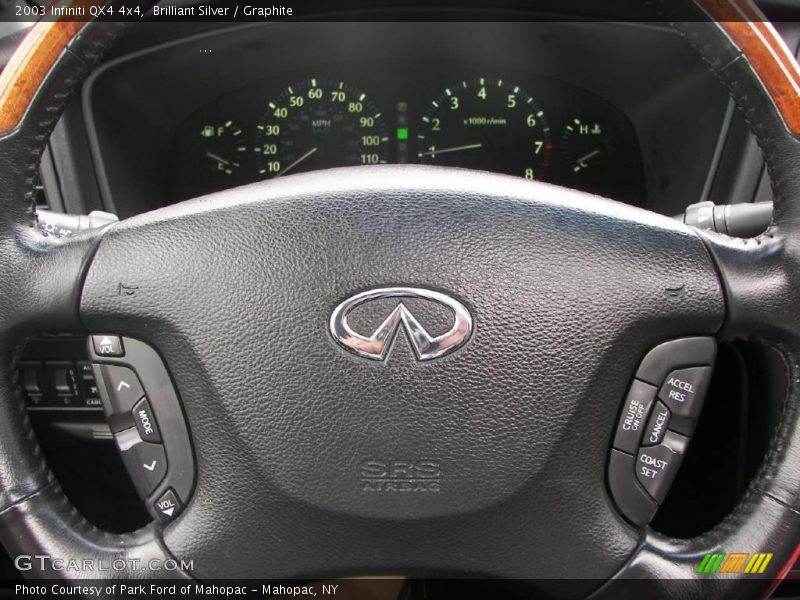 Brilliant Silver / Graphite 2003 Infiniti QX4 4x4