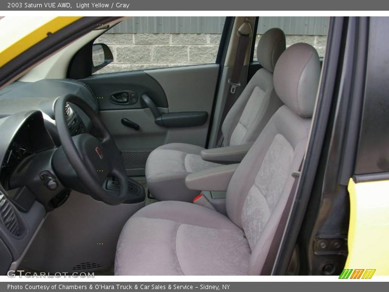 Light Yellow / Gray 2003 Saturn VUE AWD