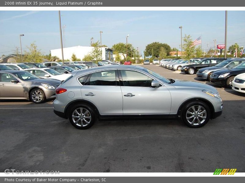 Liquid Platinum / Graphite 2008 Infiniti EX 35 Journey