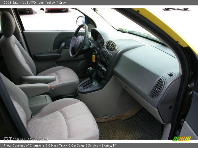 Light Yellow / Gray 2003 Saturn VUE AWD