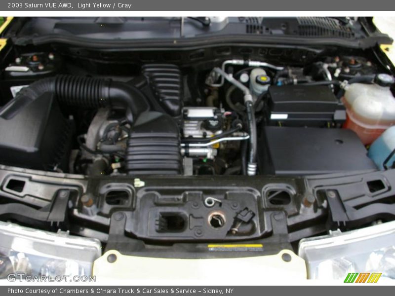 Light Yellow / Gray 2003 Saturn VUE AWD