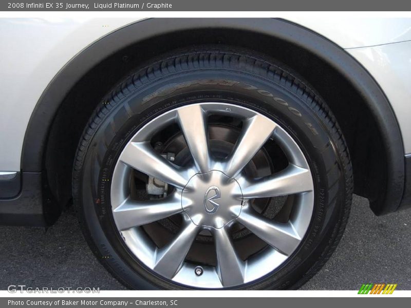 Liquid Platinum / Graphite 2008 Infiniti EX 35 Journey
