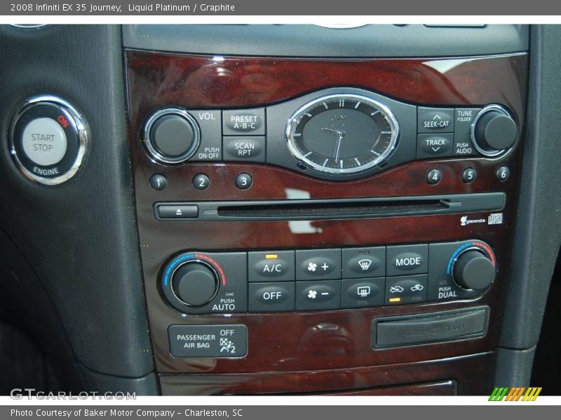 Liquid Platinum / Graphite 2008 Infiniti EX 35 Journey