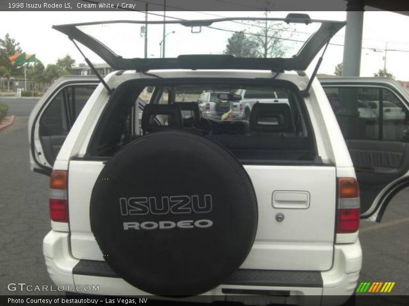 Cream White / Gray 1998 Isuzu Rodeo LS