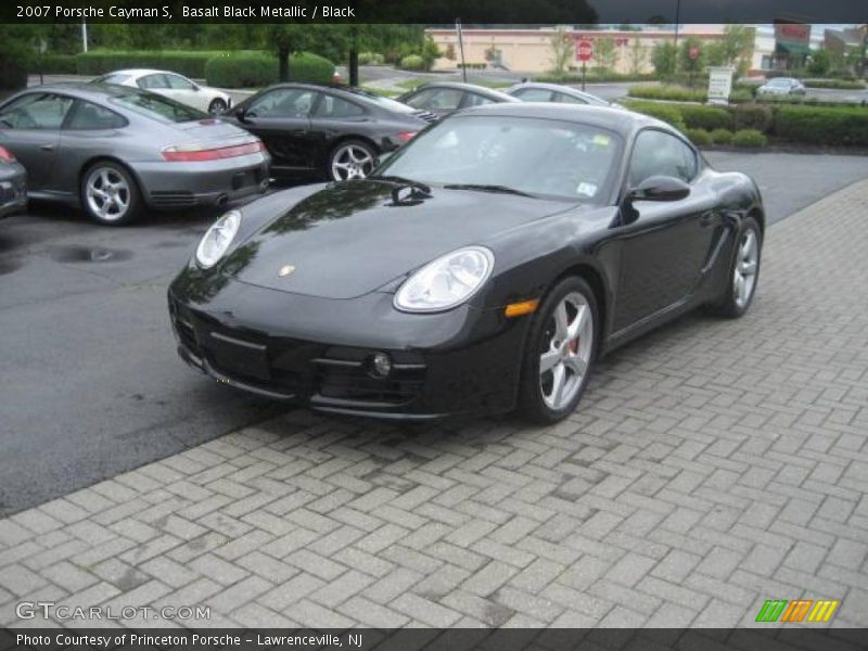 Basalt Black Metallic / Black 2007 Porsche Cayman S