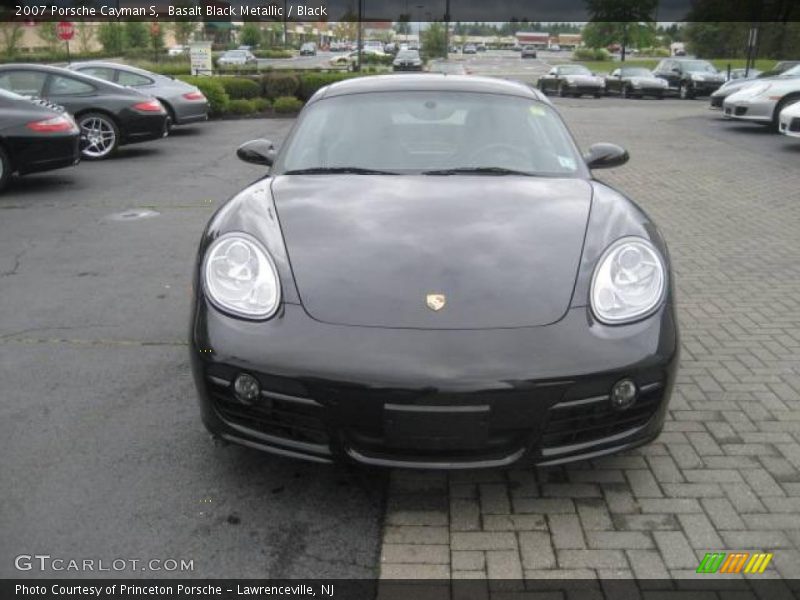 Basalt Black Metallic / Black 2007 Porsche Cayman S