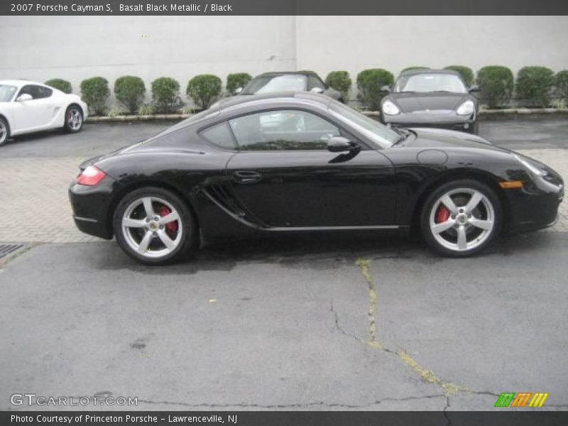 Basalt Black Metallic / Black 2007 Porsche Cayman S