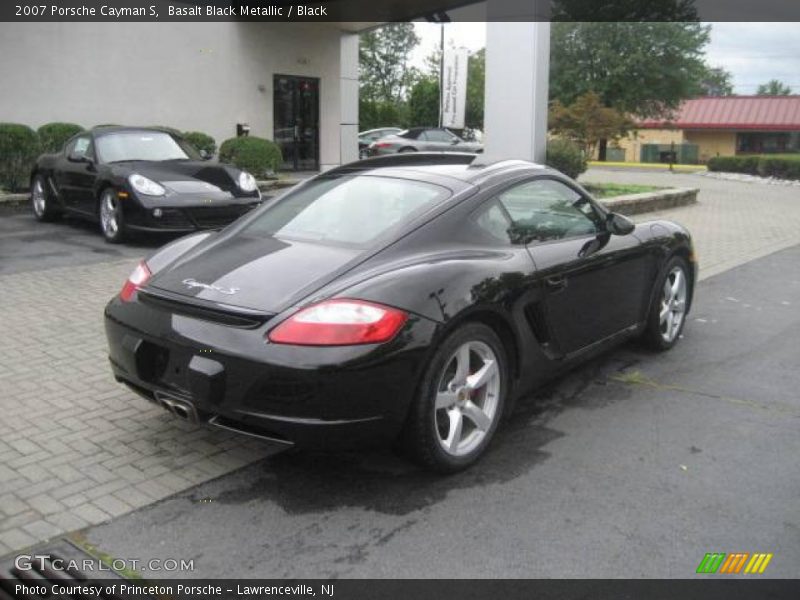 Basalt Black Metallic / Black 2007 Porsche Cayman S