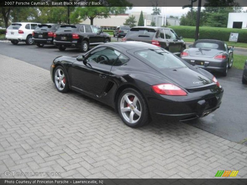 Basalt Black Metallic / Black 2007 Porsche Cayman S