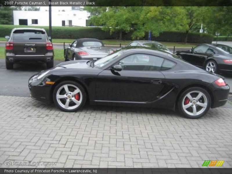 Basalt Black Metallic / Black 2007 Porsche Cayman S